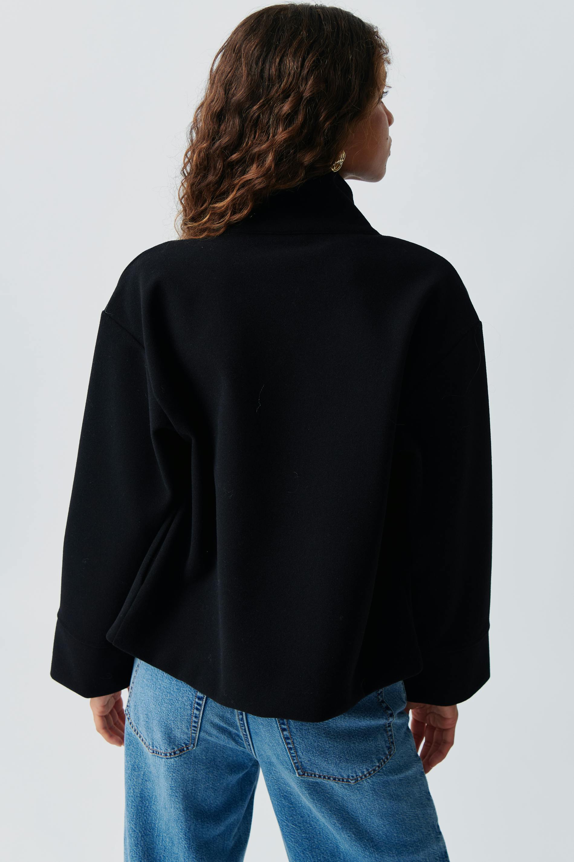 short felt jacket