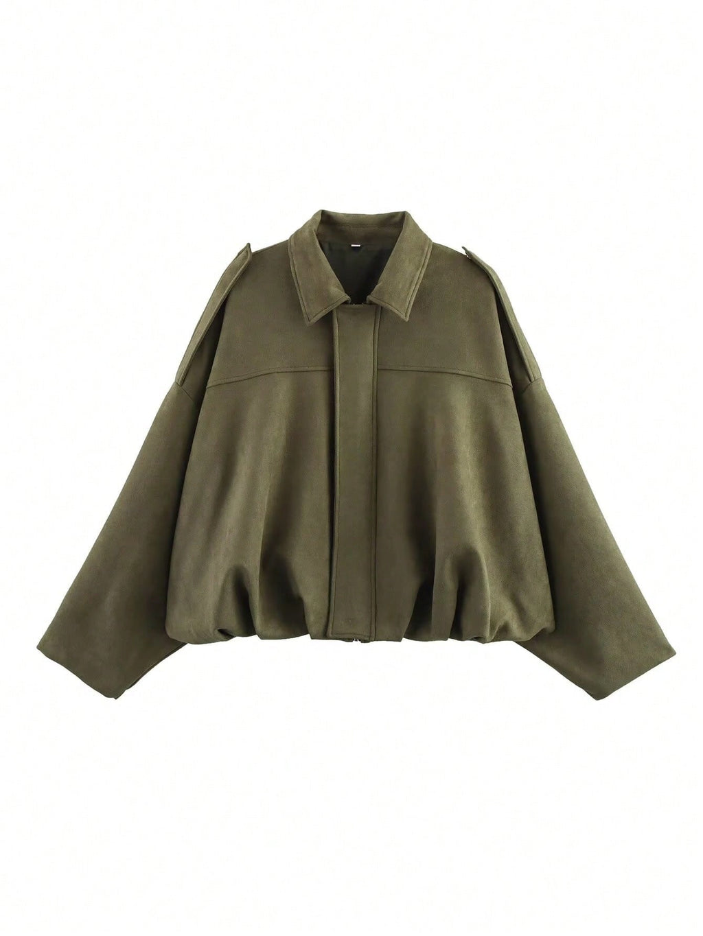 Kaori | Suede Textured Pilot Jacket